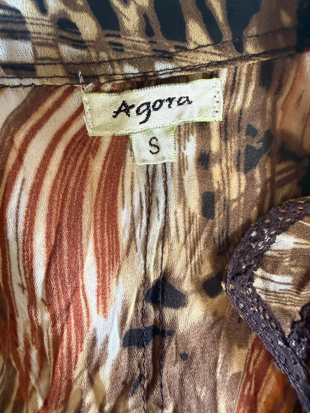 Agora Women's Size S 3/4 Sleeve Top - photo 2
