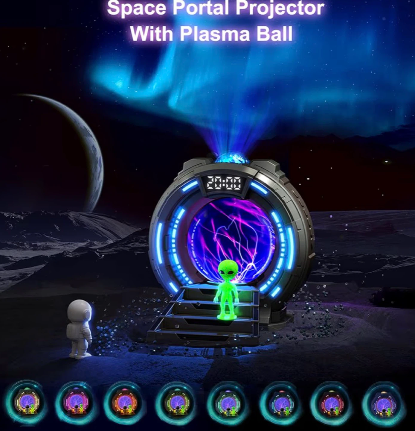 New Space Portal Projector with Plasma Ball - photo 2