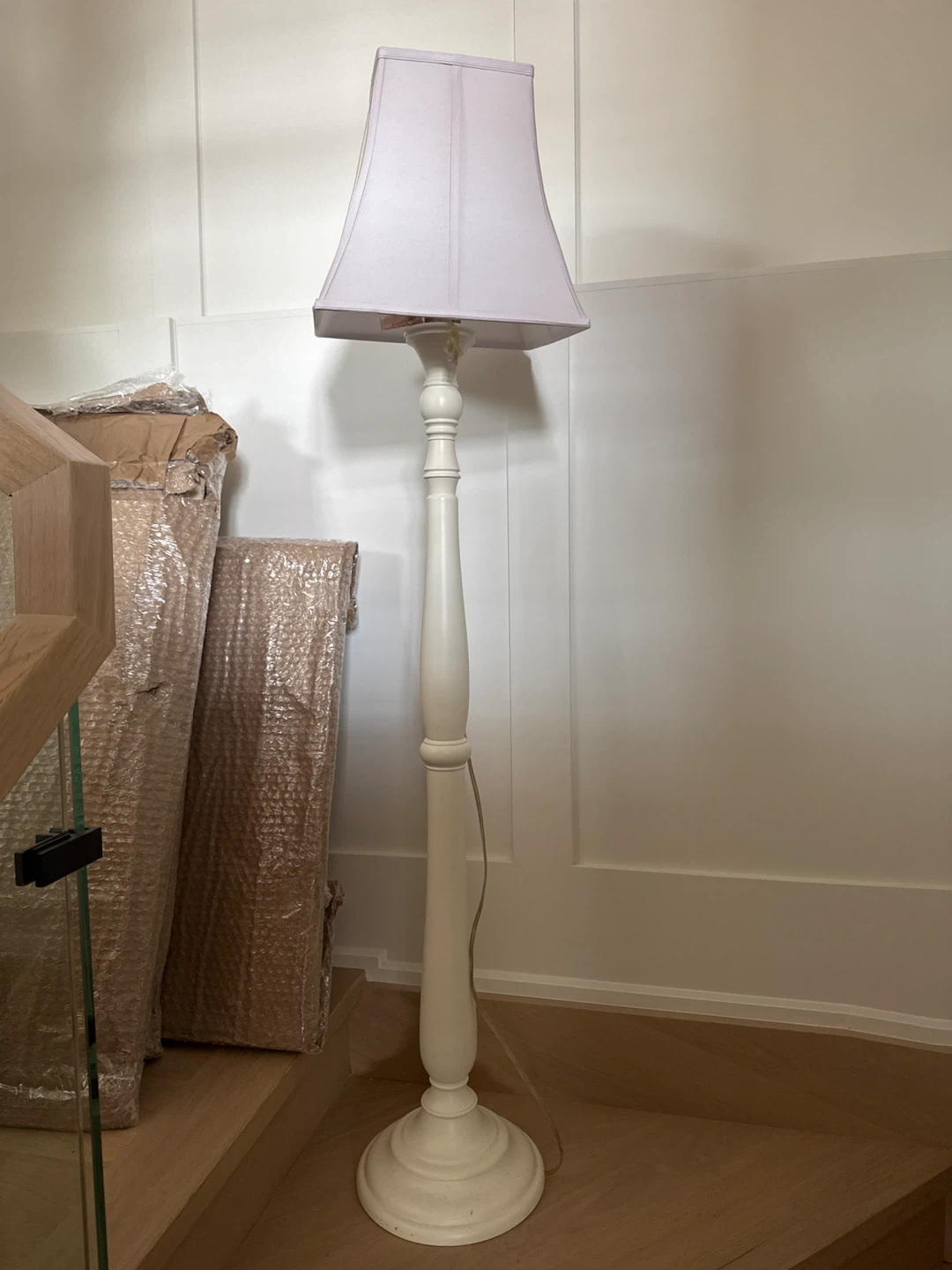 Pottery Barn White Floor Lamp