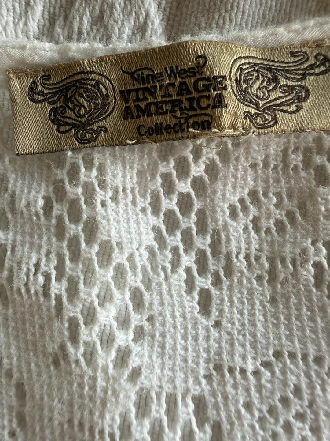 Nine West Vintage America Collection Lace Blouse - White - photo 2