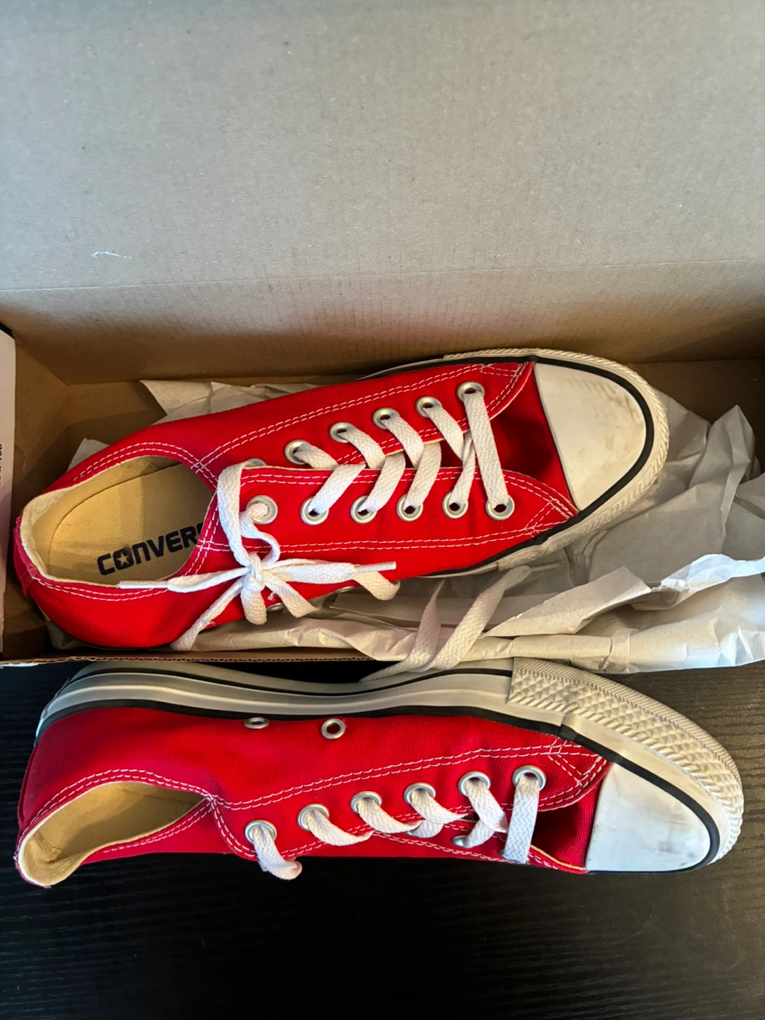 Converse All Star Red Canvas Shoes