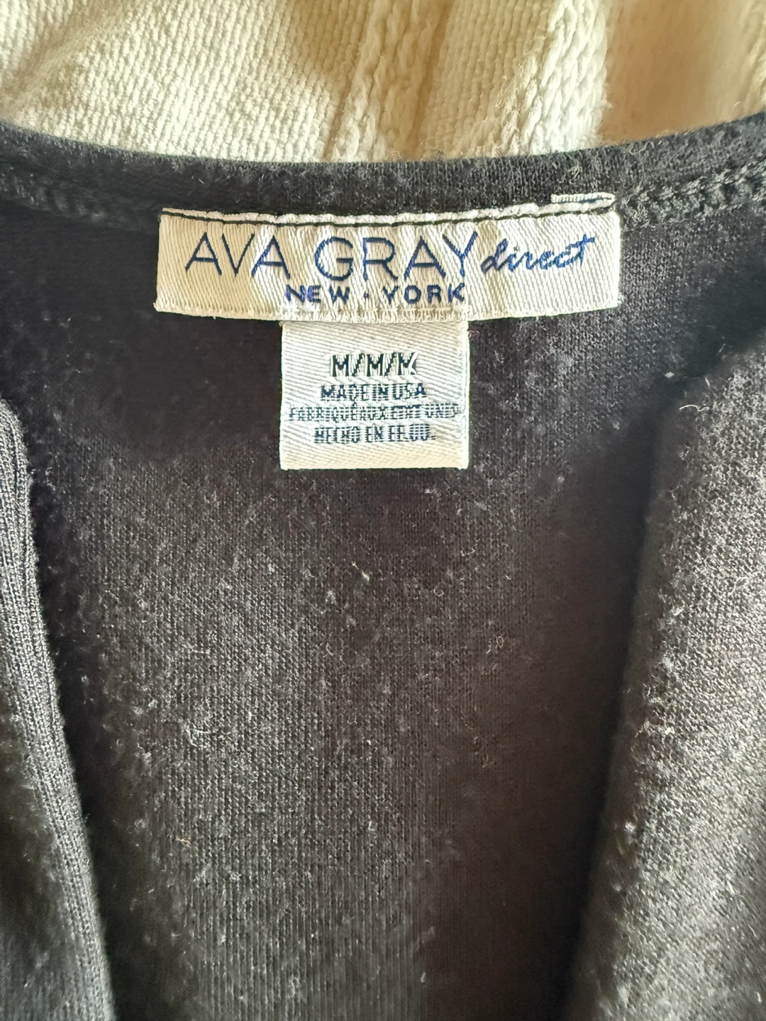 AVA GRAY Direct Black Sleeveless Top - M - photo 2