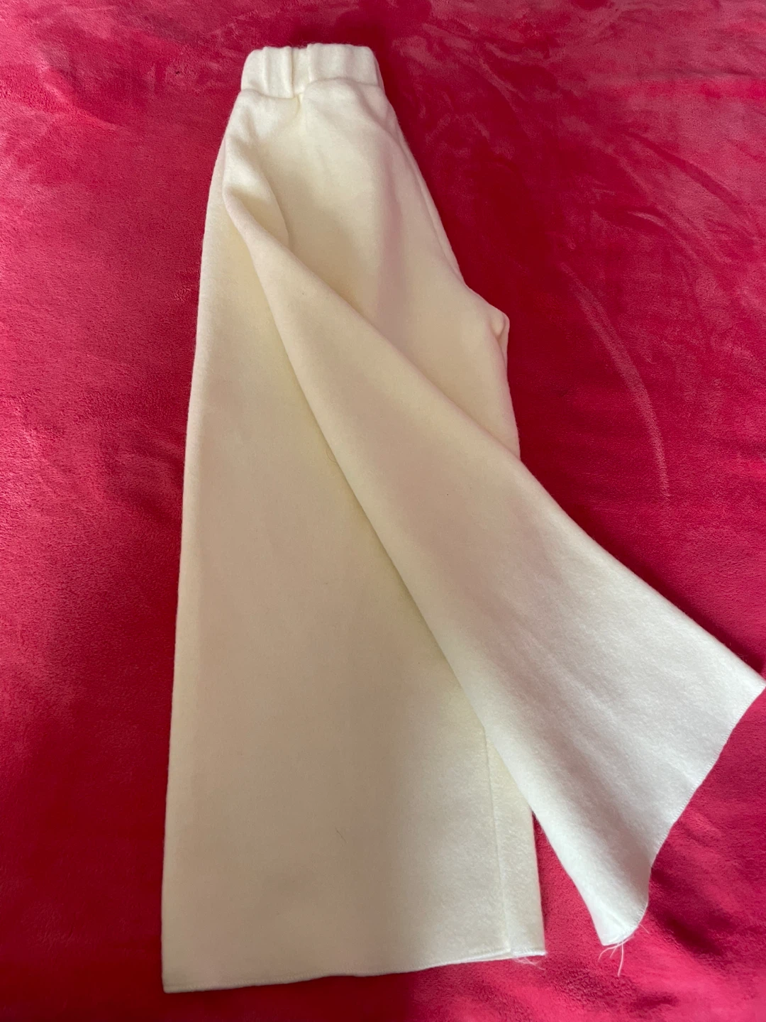 Monnoir Cream Wide Leg Lounge Pants Size M - photo 2