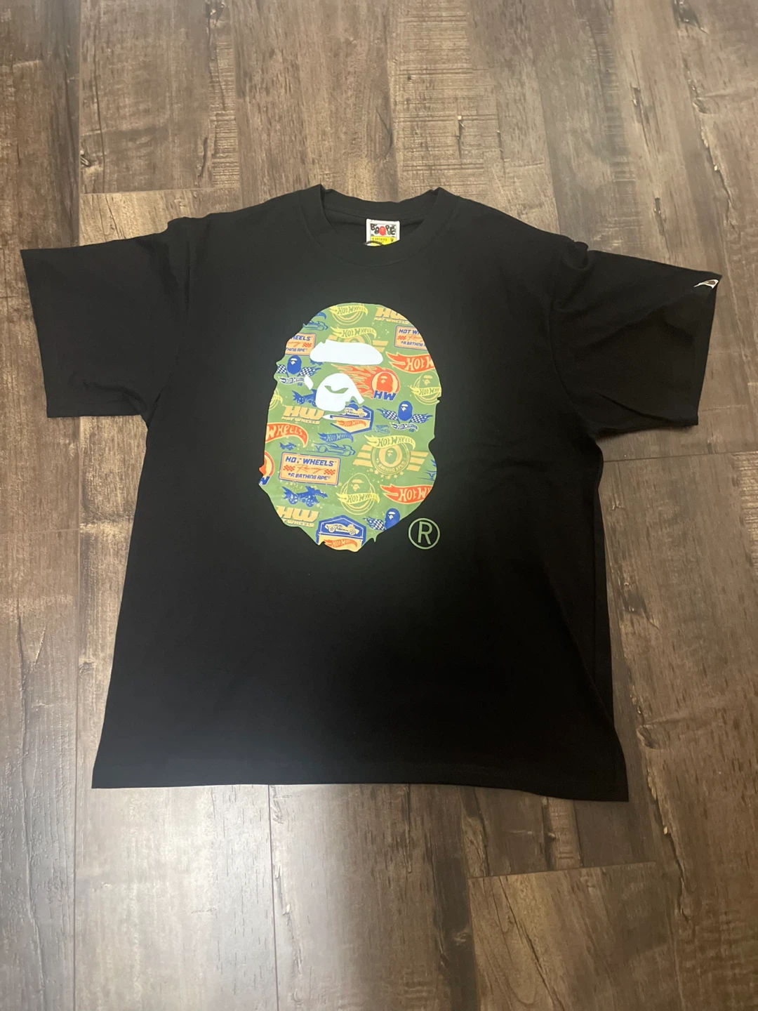 BAPE x Hot Wheels Ape Head Tee - photo 3