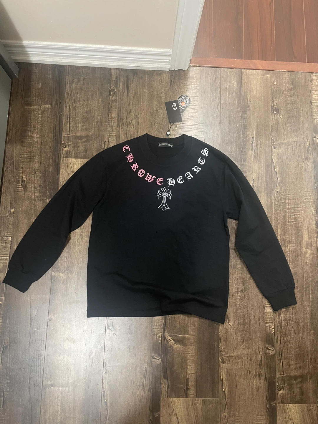 Chrome Hearts Black Long Sleeve T-Shirt