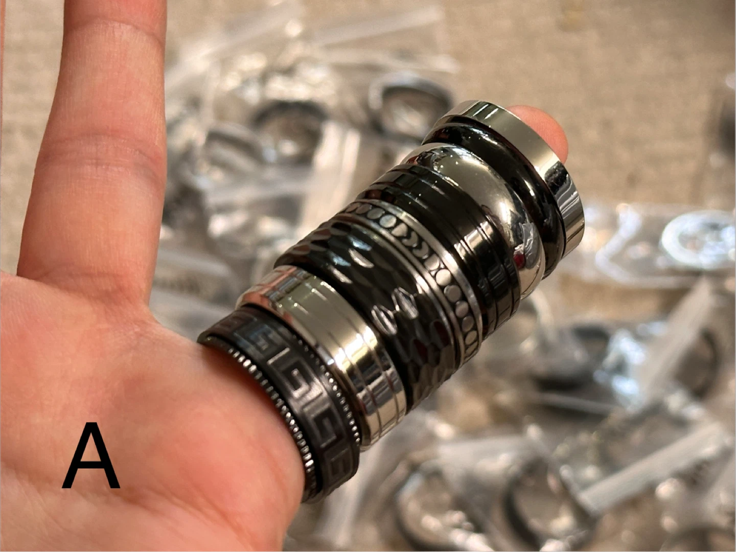 Men's Ring Bundles Size 12 - photo 2
