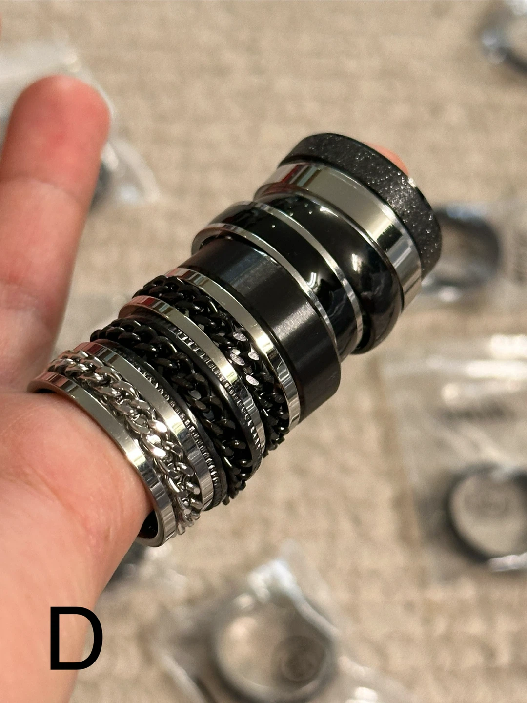 Men's Ring Bundles Size 12 - photo 5
