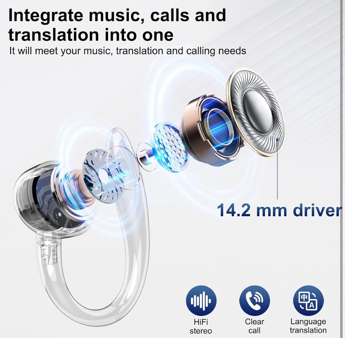 New Blue Wireless Earbuds with Translation & 48hr Playtime - photo 5