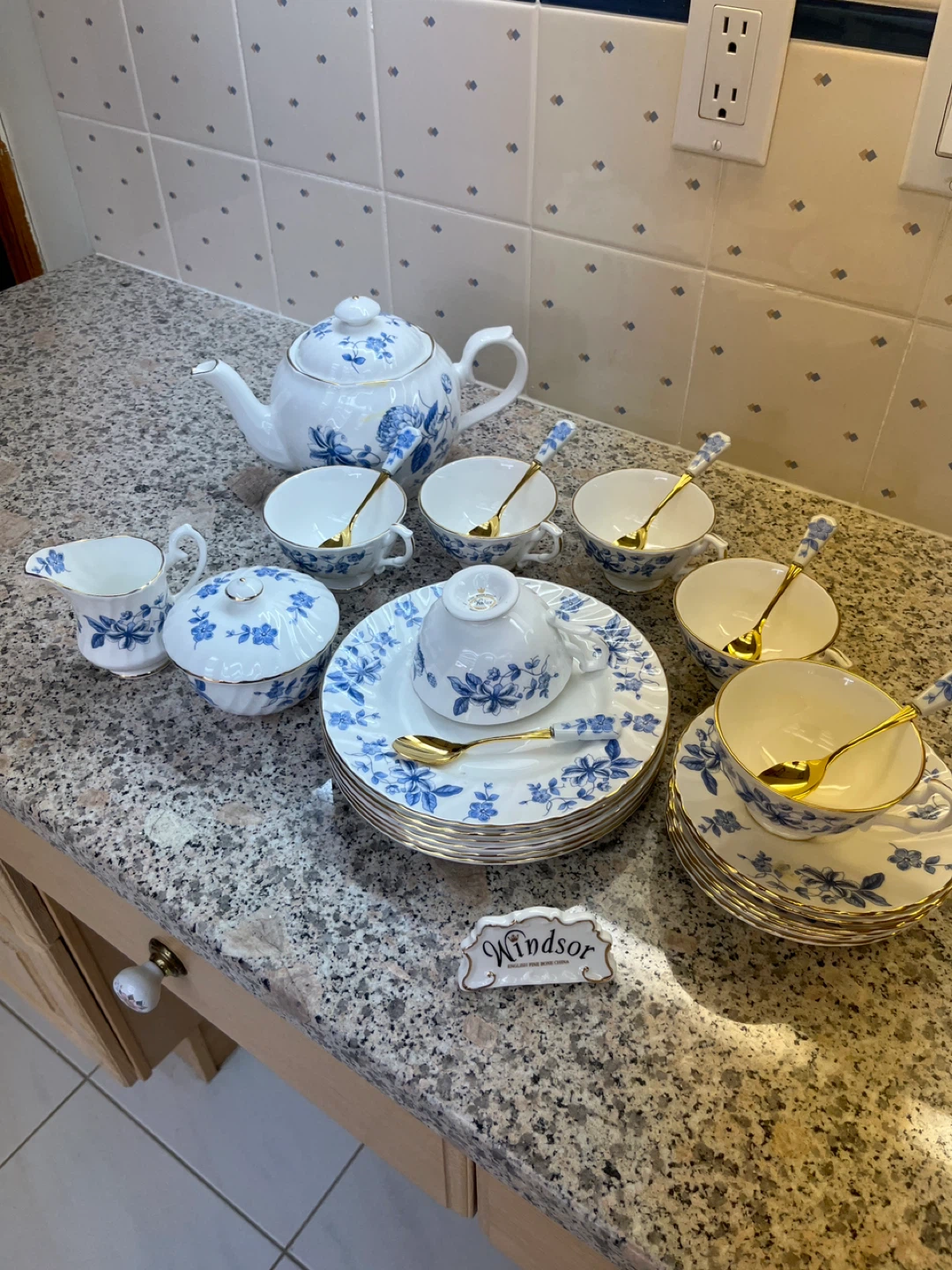 Windsor Bone China Tea Set