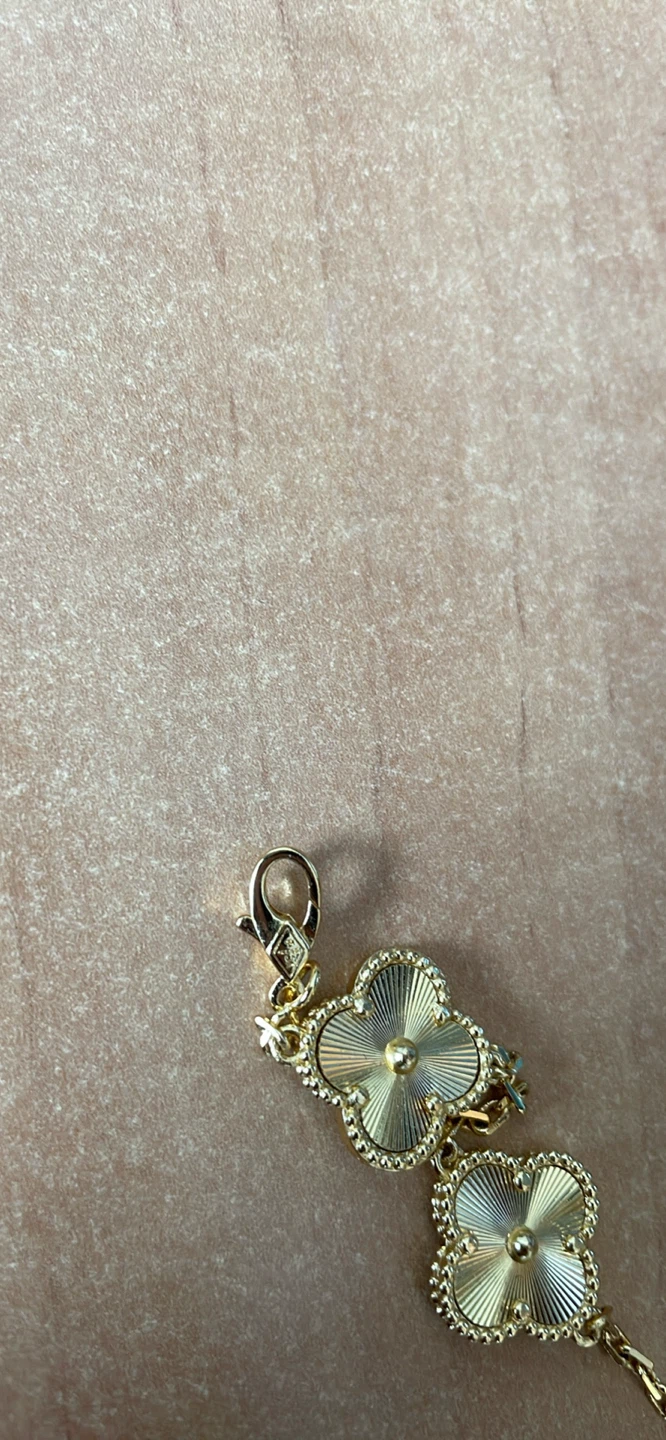 Gold Clover Bracelet with Box - photo 2
