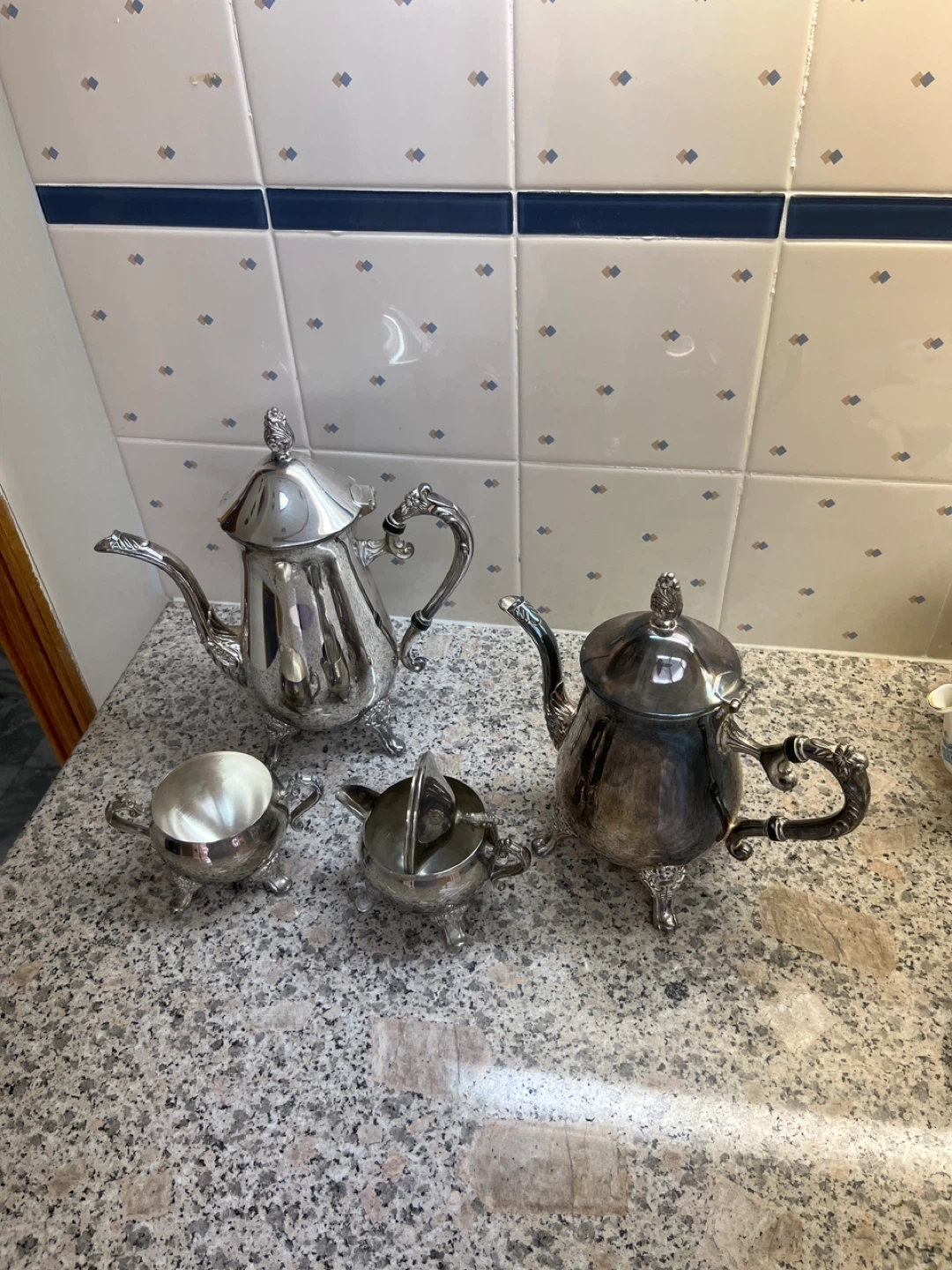 Elegance Silver Plated on Brass Tea Set - photo 2