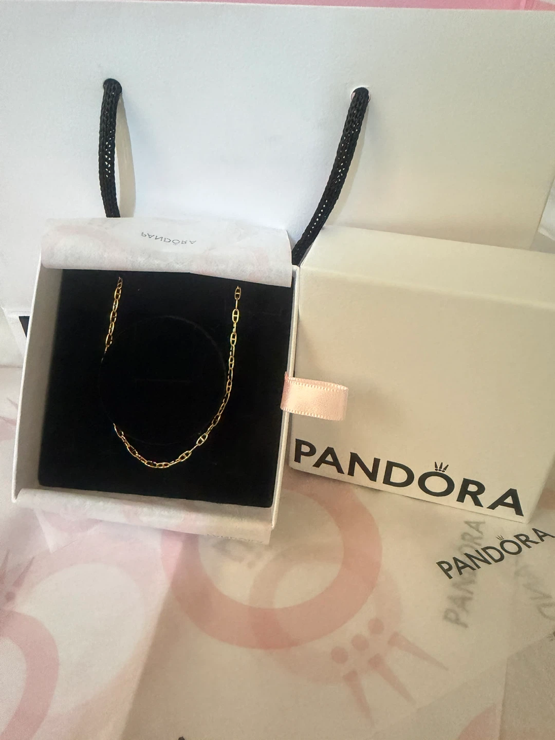Pandora Gold Chain Necklace