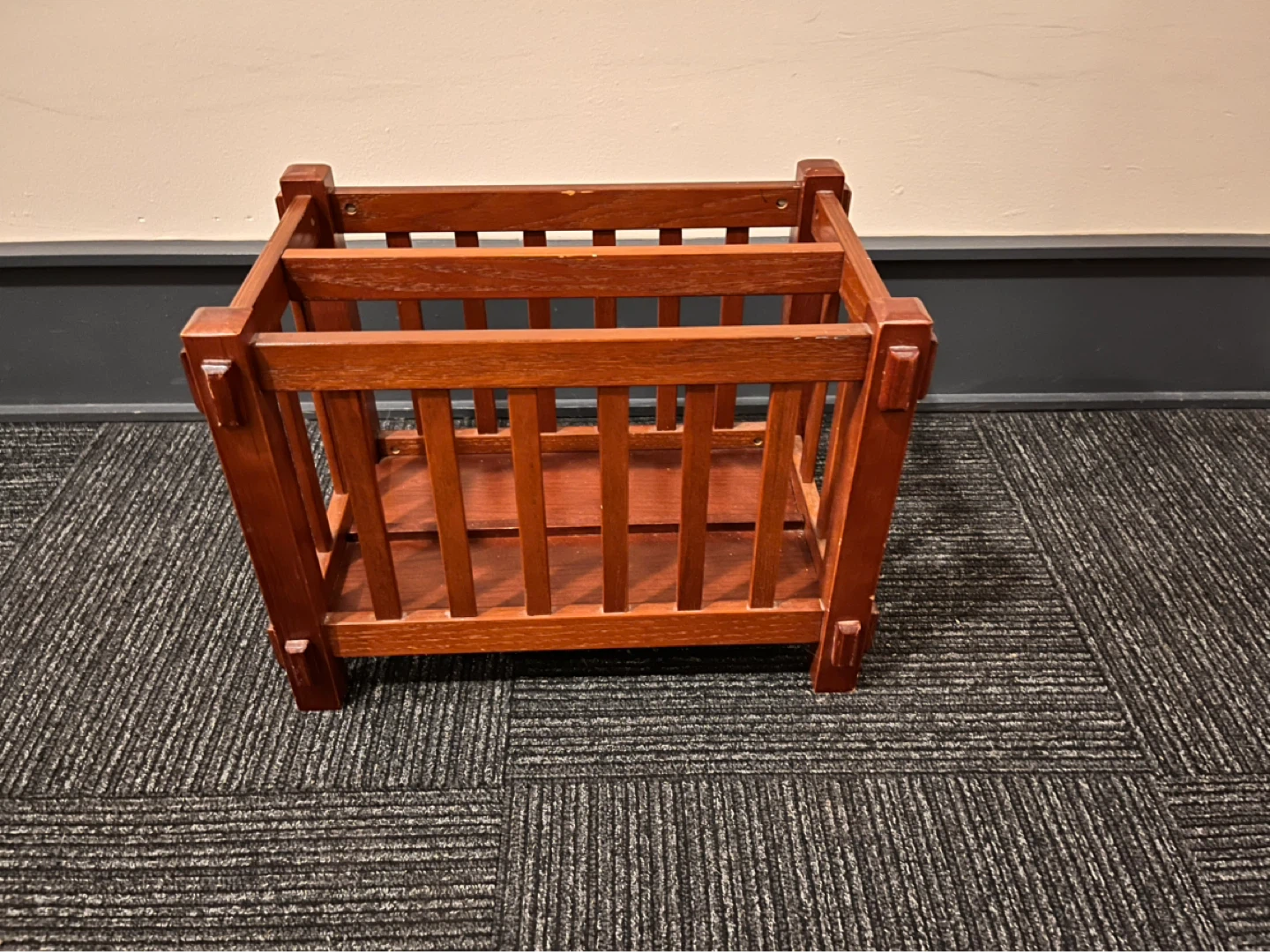 Wooden Magazine Rack