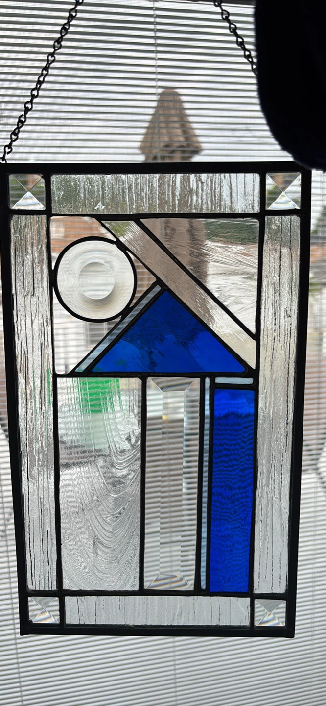 Stained Glass Sun Catcher Panel