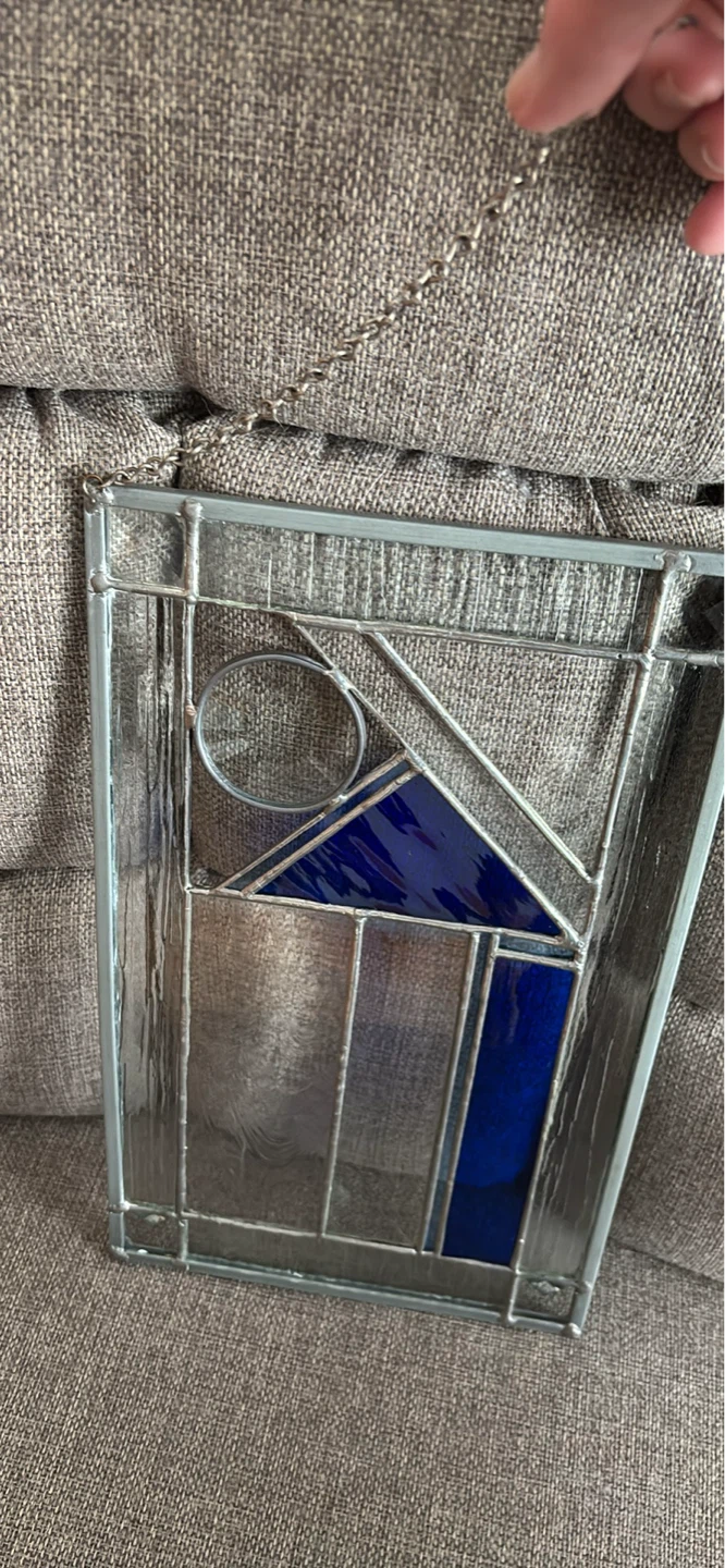 Stained Glass Sun Catcher Panel - photo 2