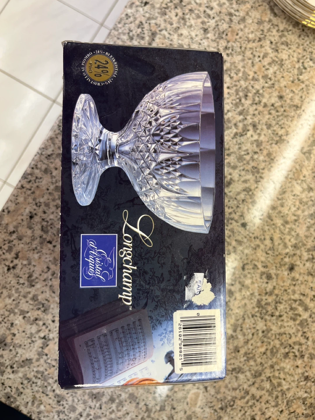 Longchamp Cristal d'Arques Footed Dessert Bowls - Set of 4 - photo 3
