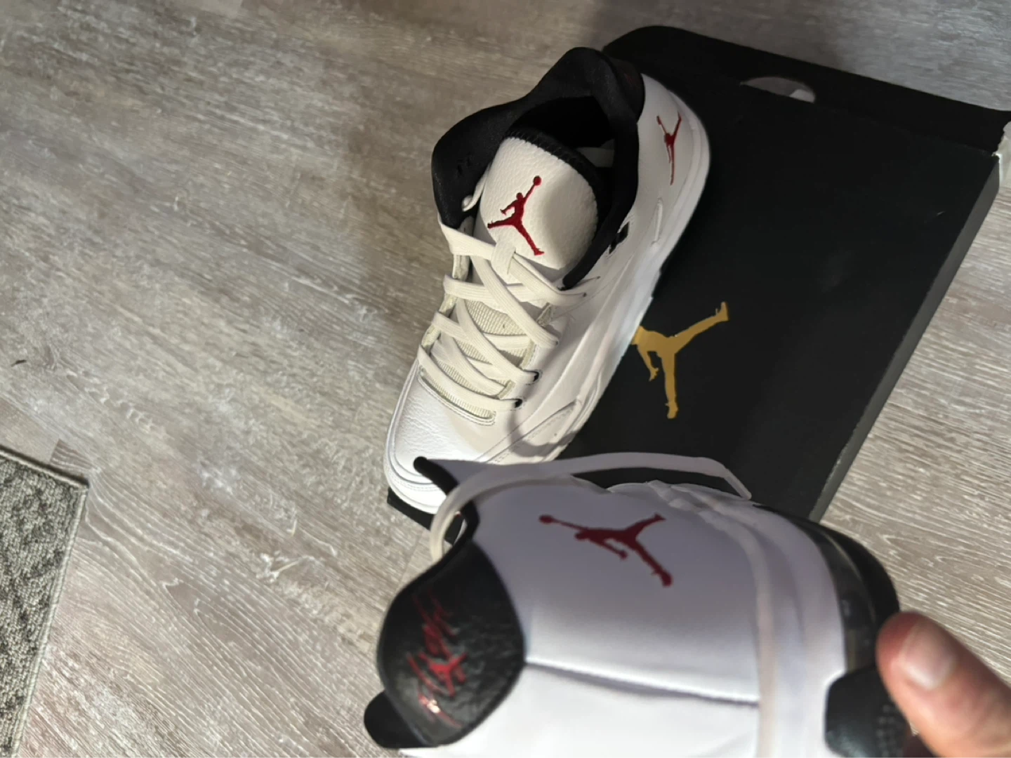 Nike Air Jordan 3 Sneakers - White/Black/Red - photo 5