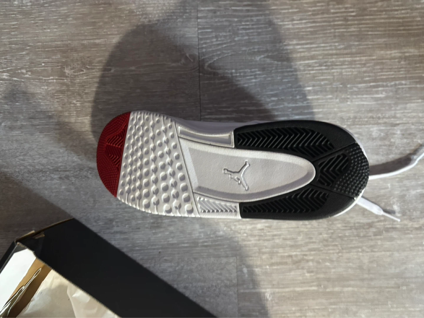 Nike Air Jordan 3 Sneakers - White/Black/Red - photo 3