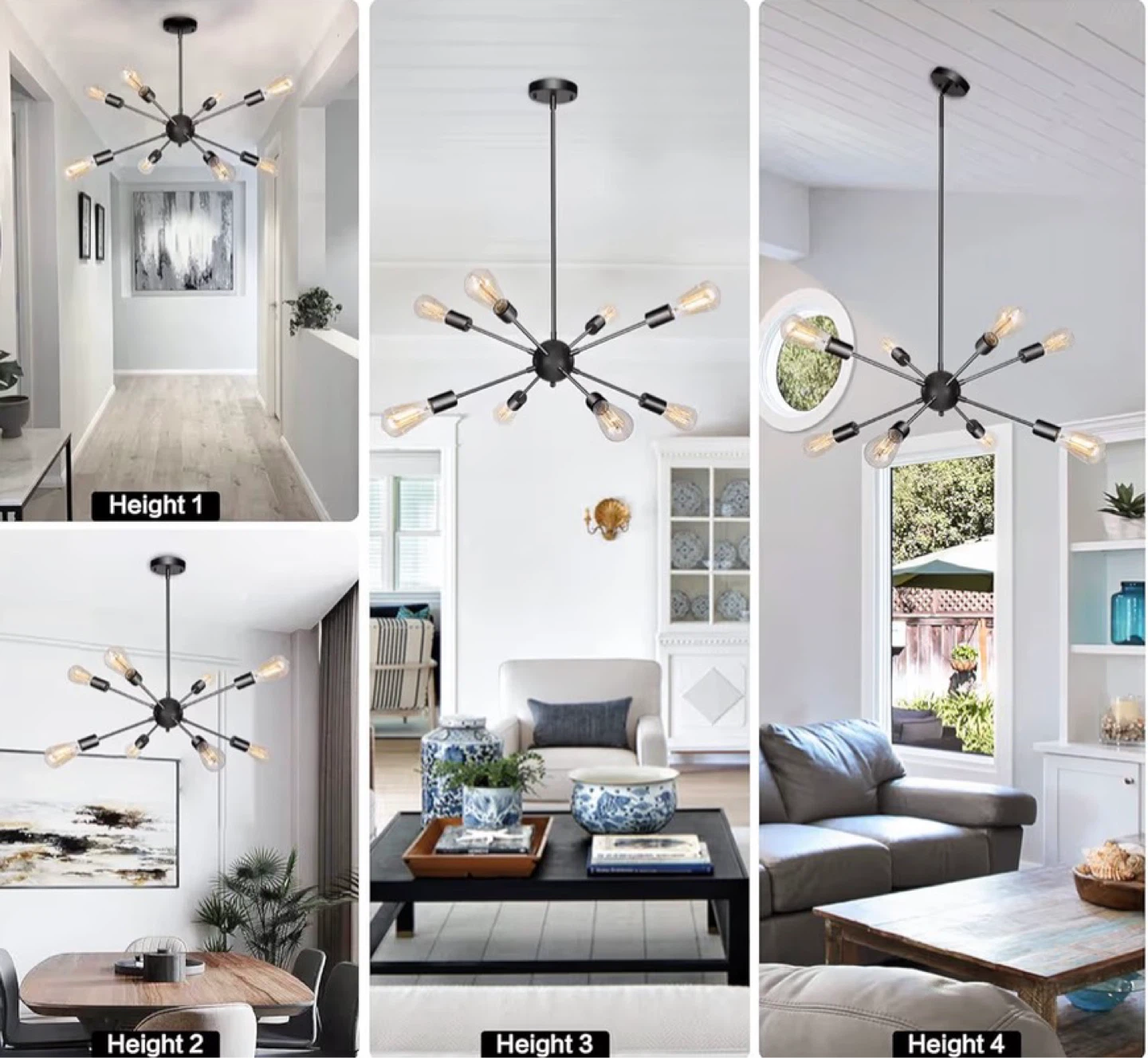 New DINGLILIGHTING Depuley Chandelier WSCDD31-B10 - photo 2