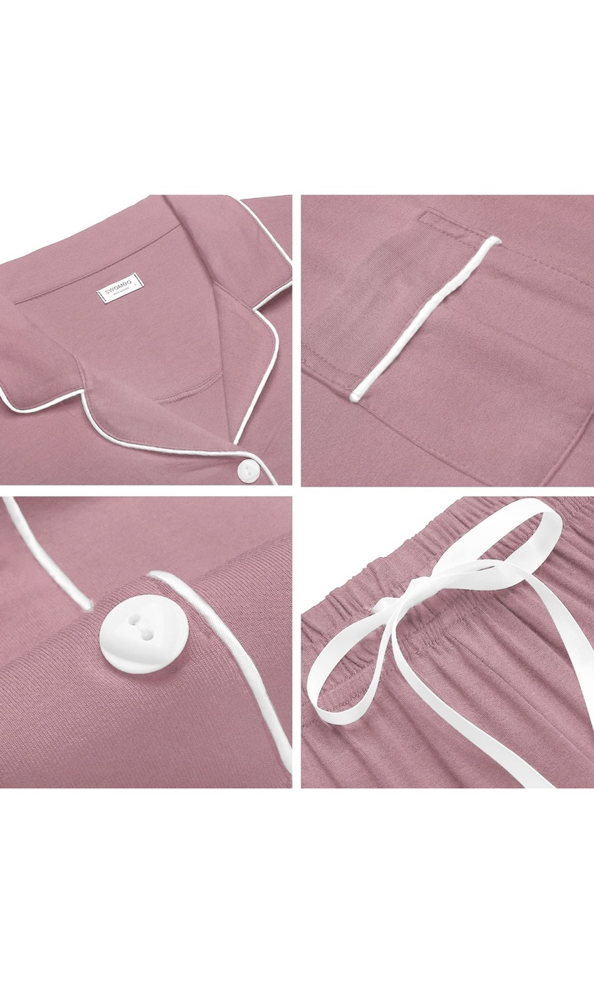 Women's Short Sleeve NEW Pajama Set - photo 5
