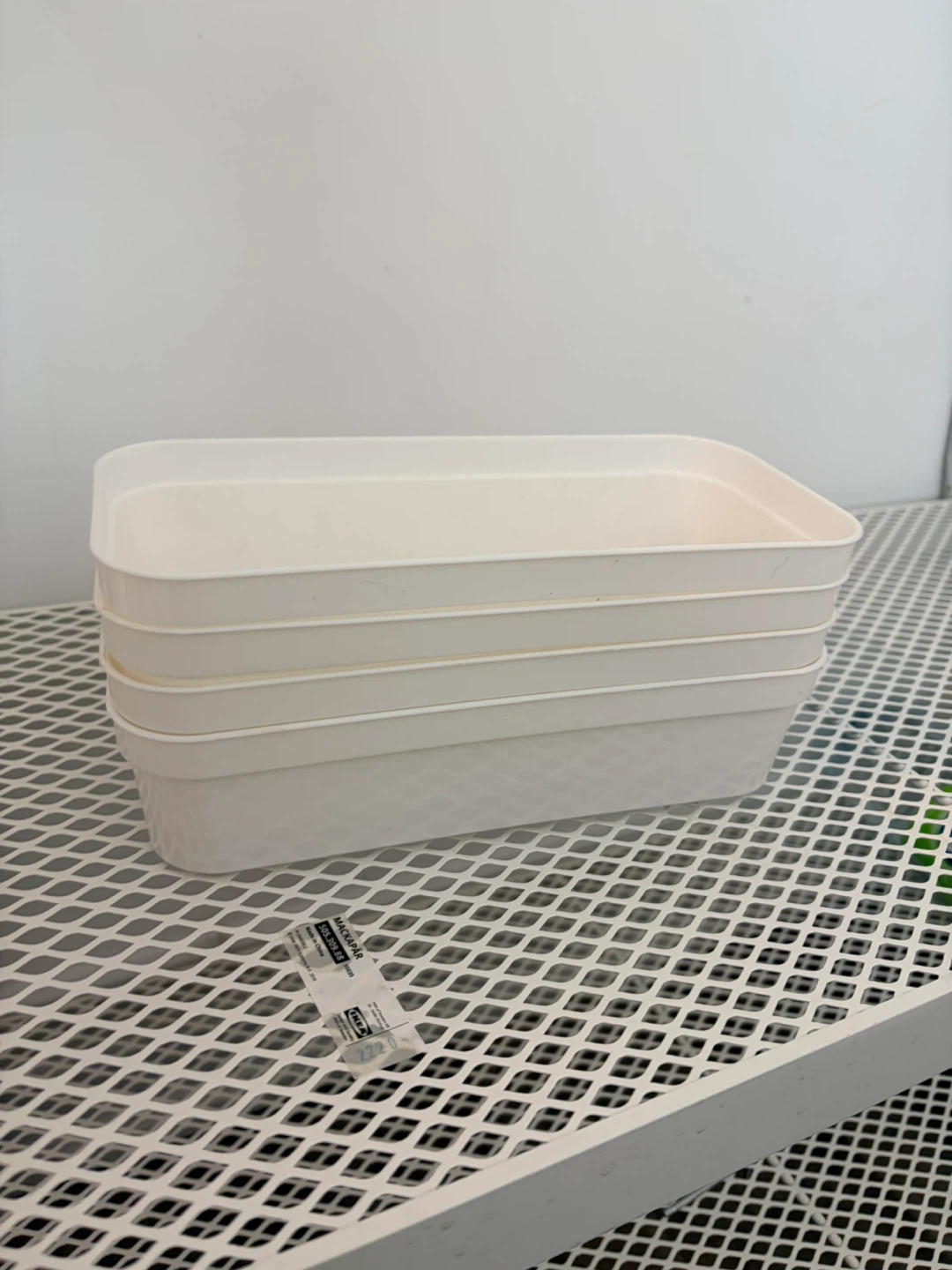 Storage Boxes (Set of 4) - White