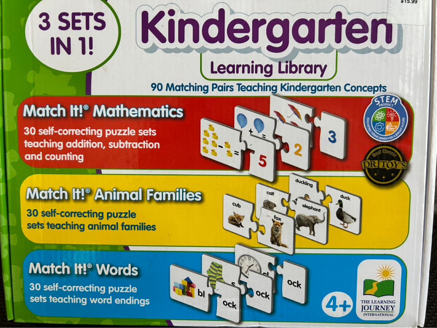 The Learning Journey Kindergarten Learning Library 3 Sets