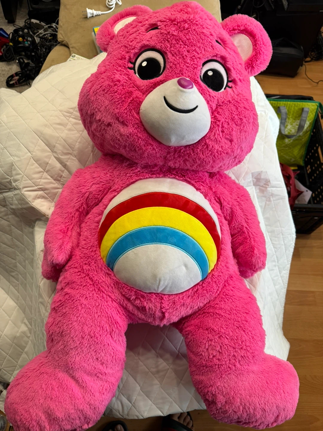 Giant Pink Care Bear Plush 36inch