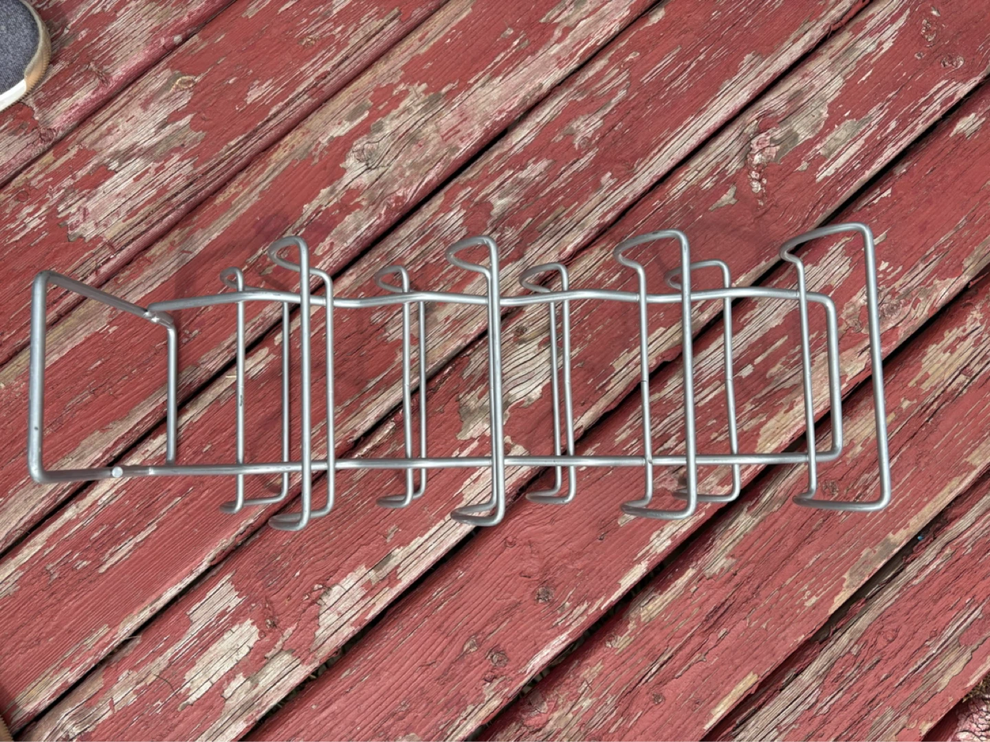 Silver Metal Kitchen Organizer Rack