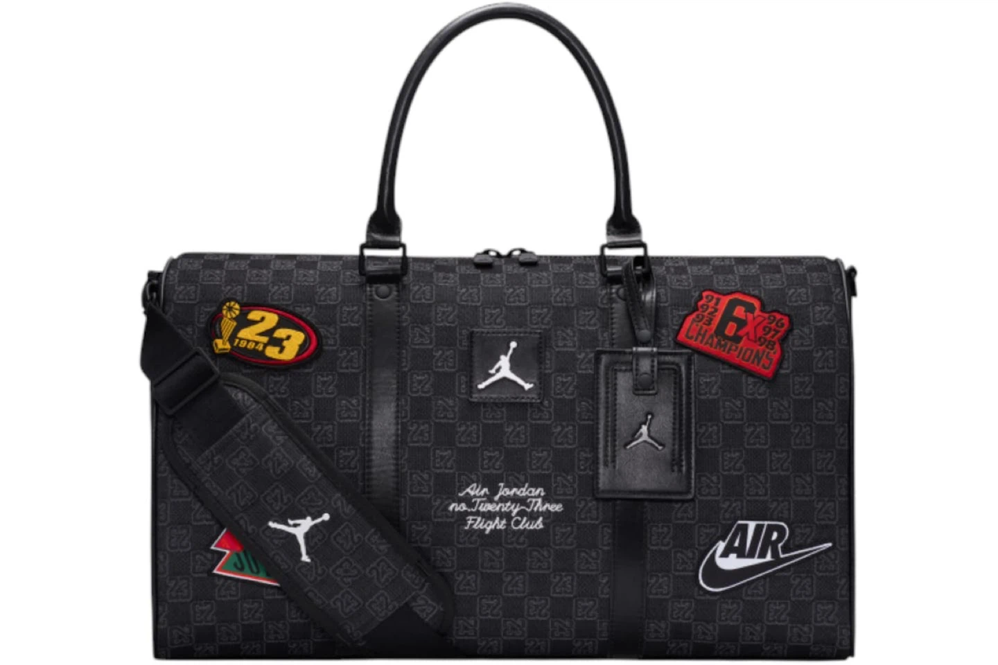 Nike Jordan Monogram Duffel Bag Black STOCKX - photo 2