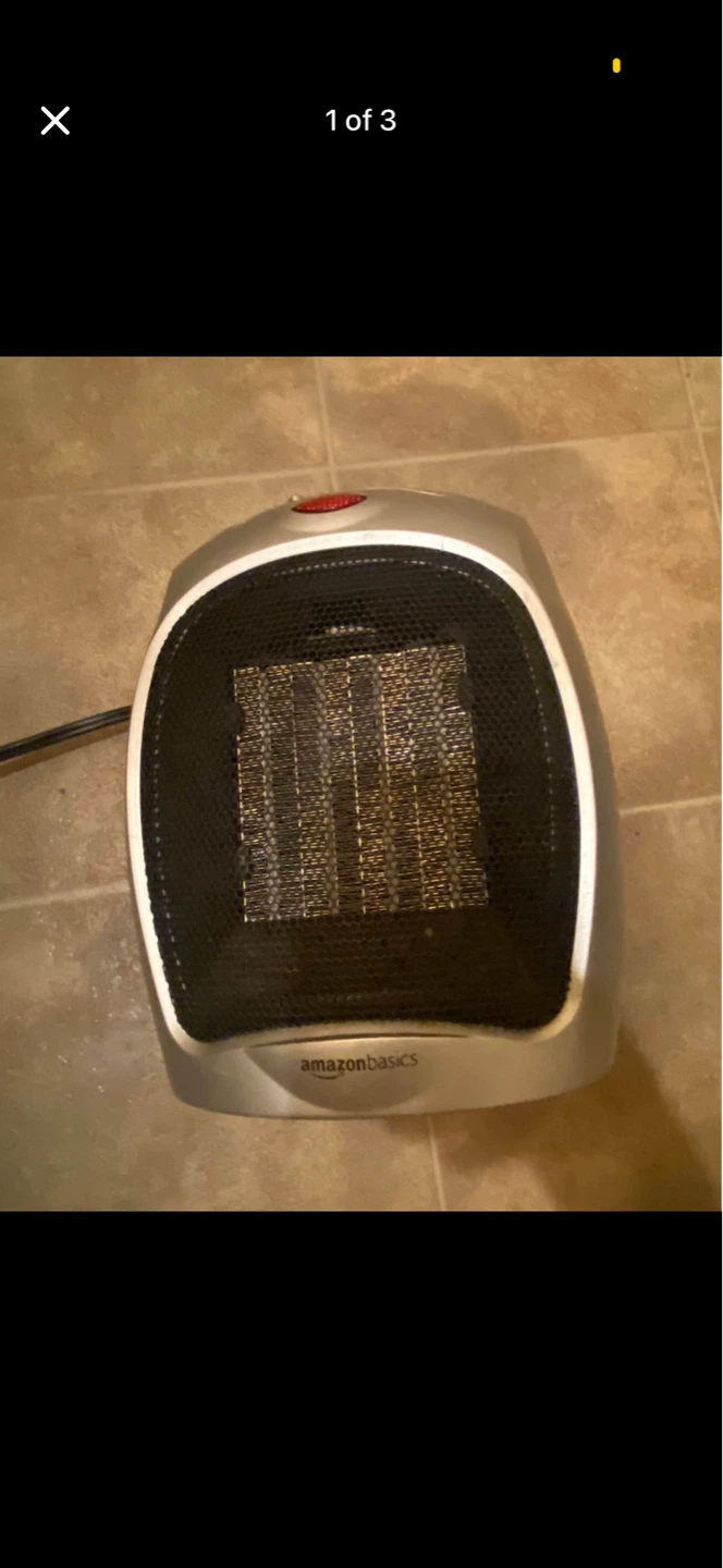 Amazon Basics Portable Electric Space Heater - photo 3