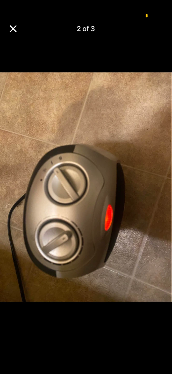 Amazon Basics Portable Electric Space Heater - photo 2