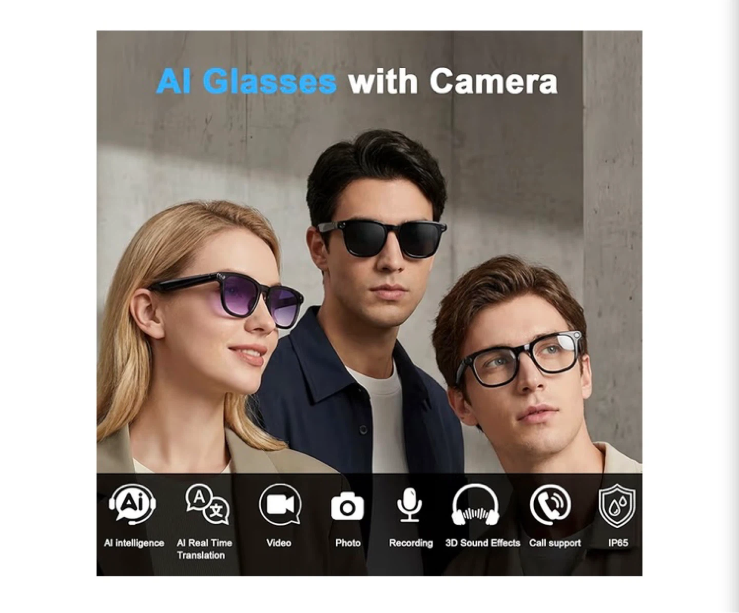 AMZISH Smart Camera Glasses - photo 5