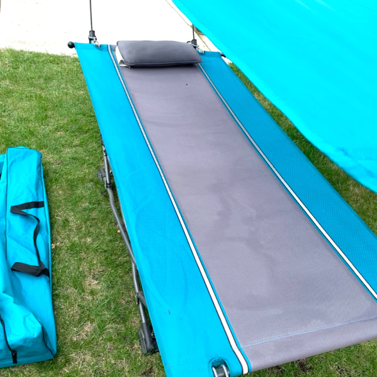 Hammock with Stand Outdoor Standing Hammock Portable Lounger - photo 5