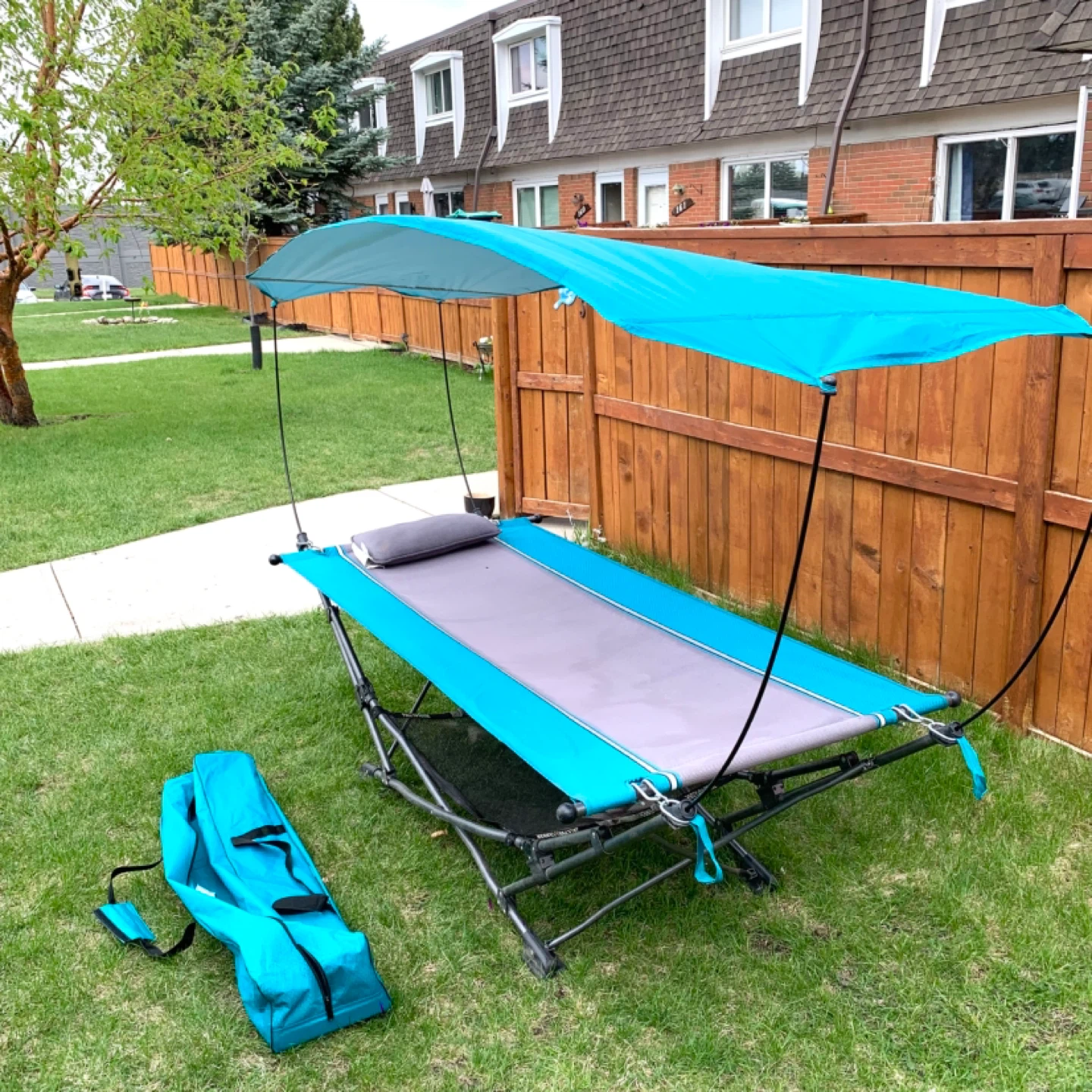 Hammock with Stand Outdoor Standing Hammock Portable Lounger