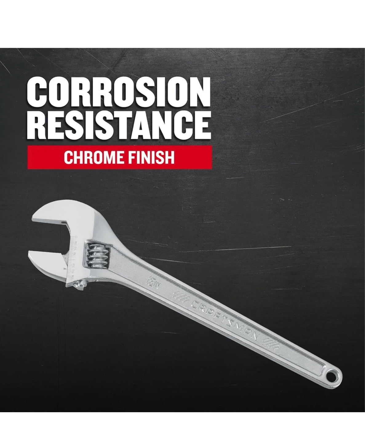 15-inch Craftsman Adjustable Wrench - photo 2