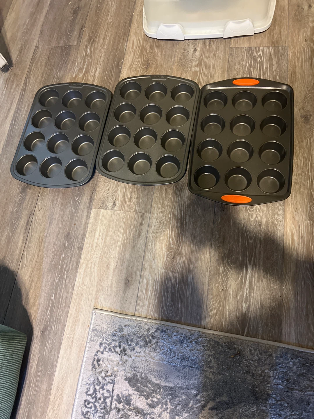 Lot of 3 Muffin/Cupcake Baking Pans