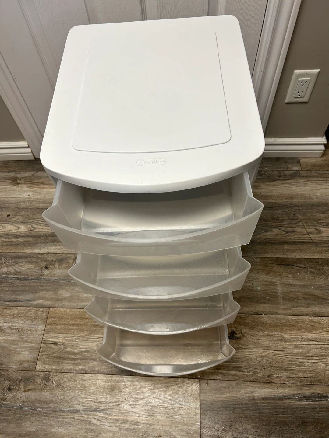 Sterilite 4-Drawer White Plastic storrage Cart - photo 4