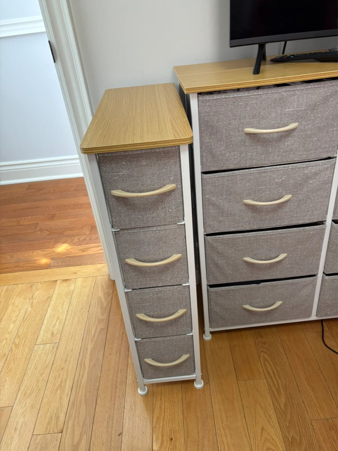 Fabric Drawer Storage Unit - Grey