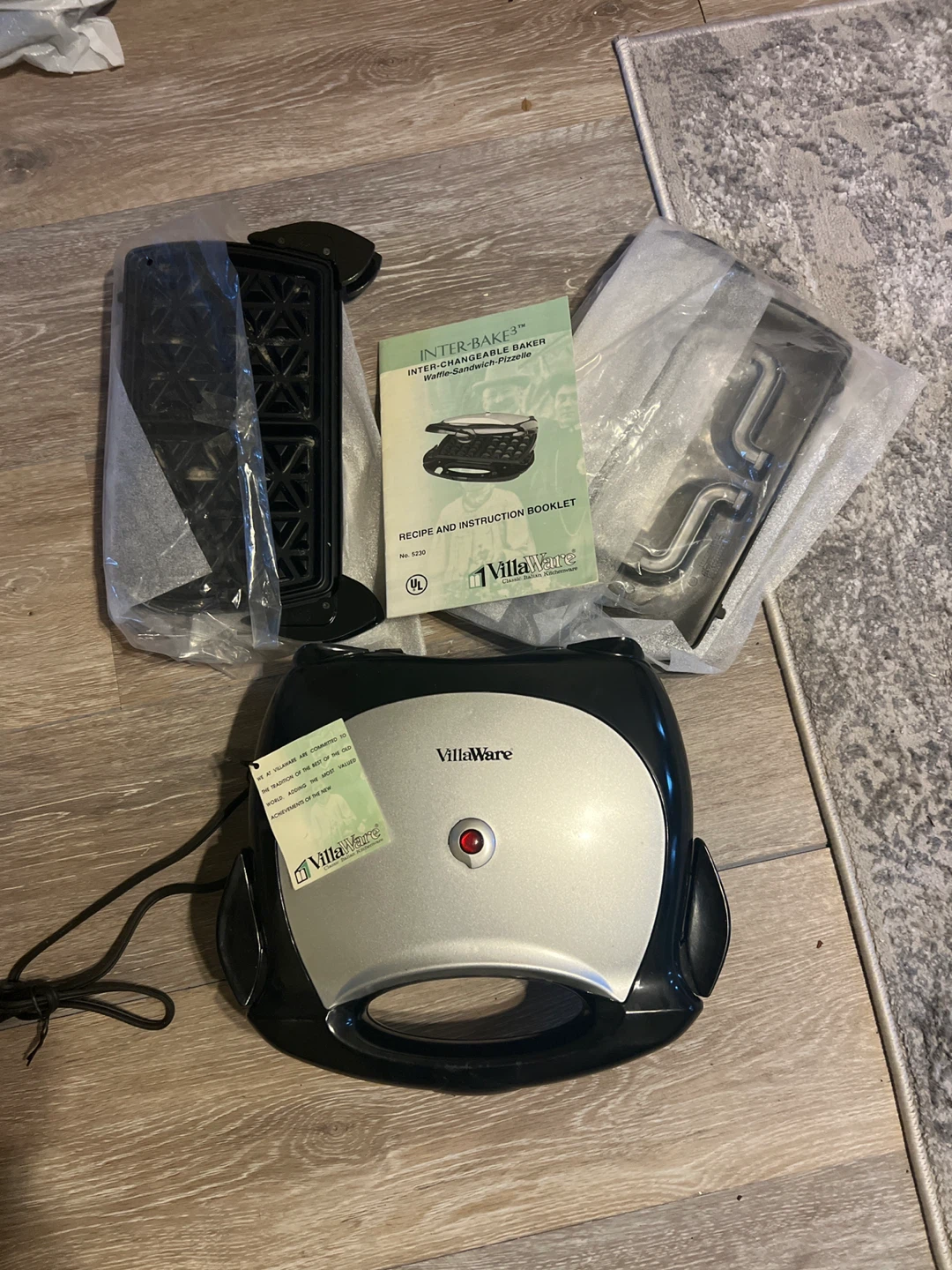 VillaWare Inter-Bake 3 Interchangeable Baker