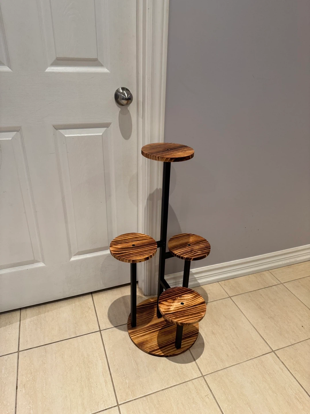 Wood Plant Stand Tiered