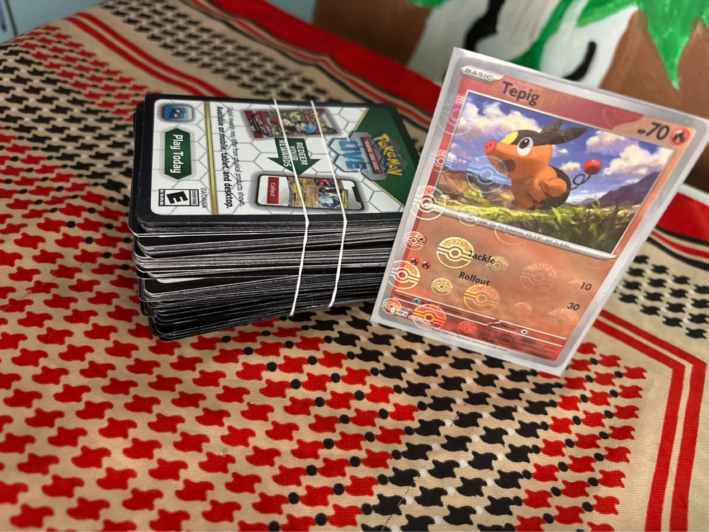 Pokemon TCG Card Bundle with Tepic