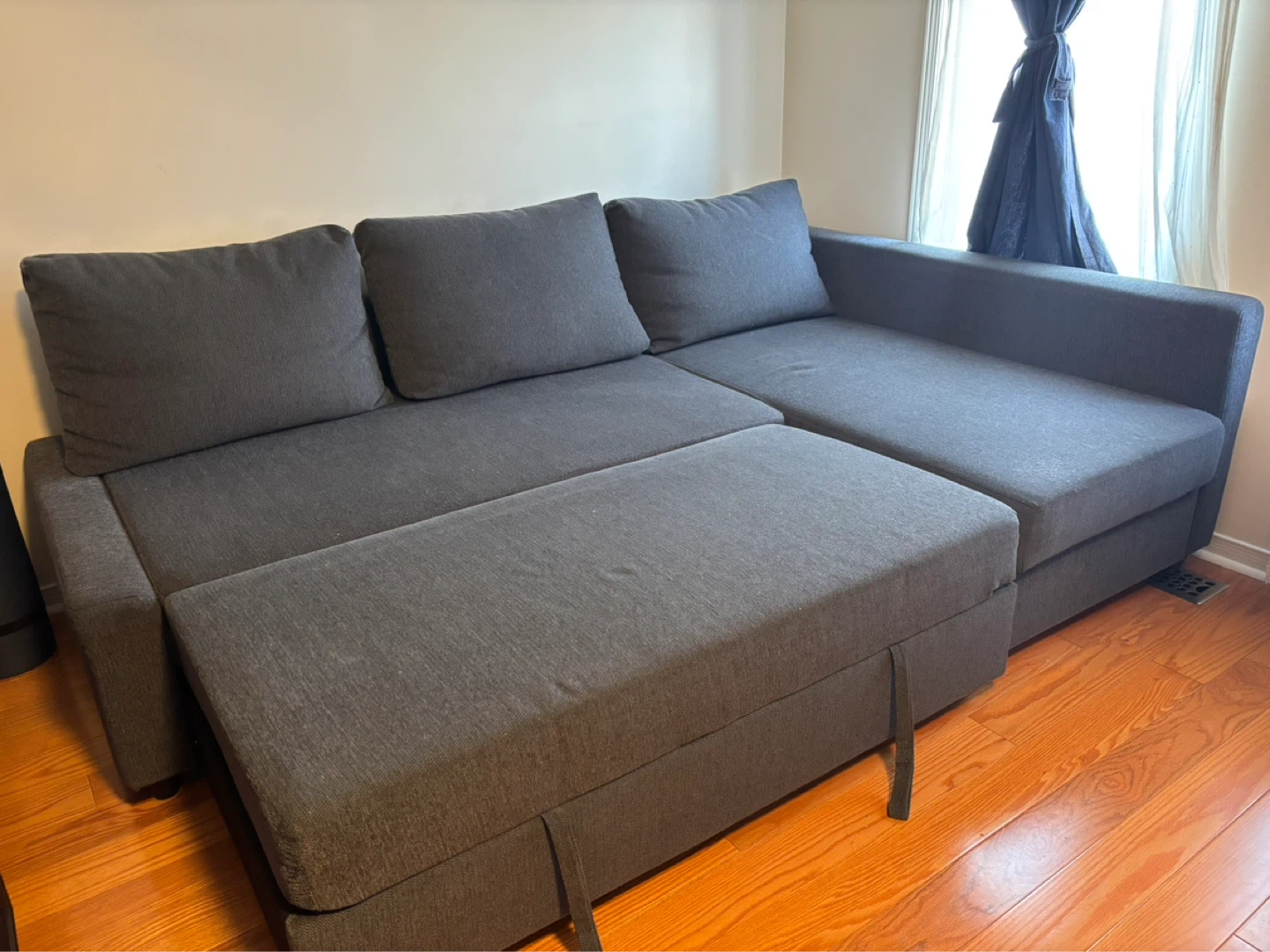 IKEA FRIHETEN Corner Sofa-bed with Storage - Dark Gray - photo 3