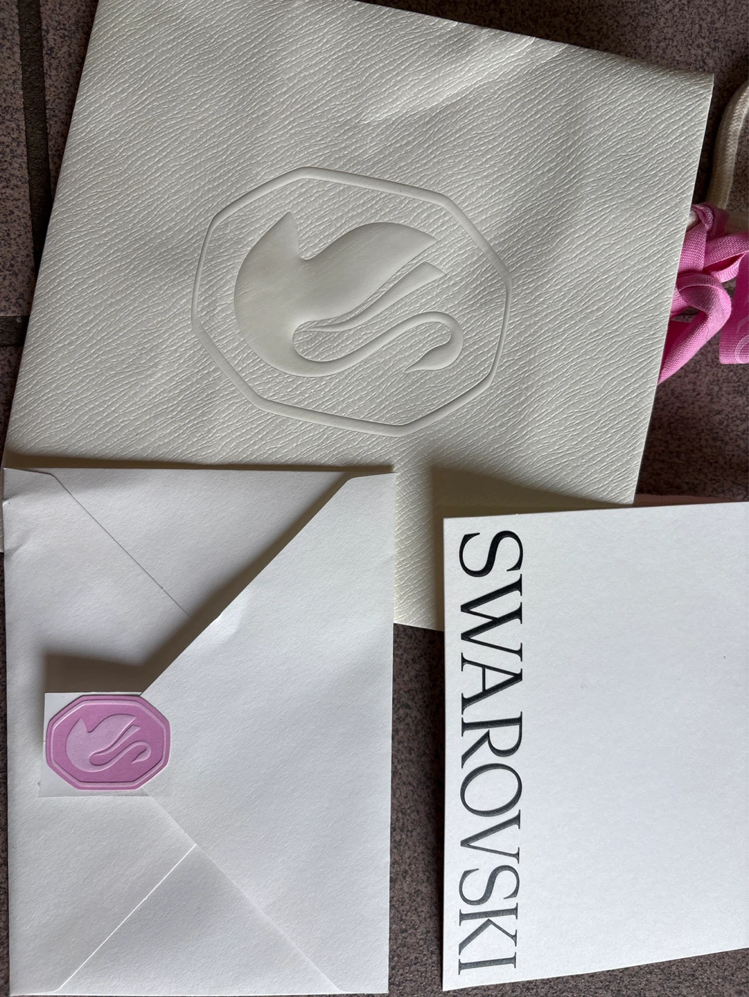 Swarovski Gift Bag and Envelope