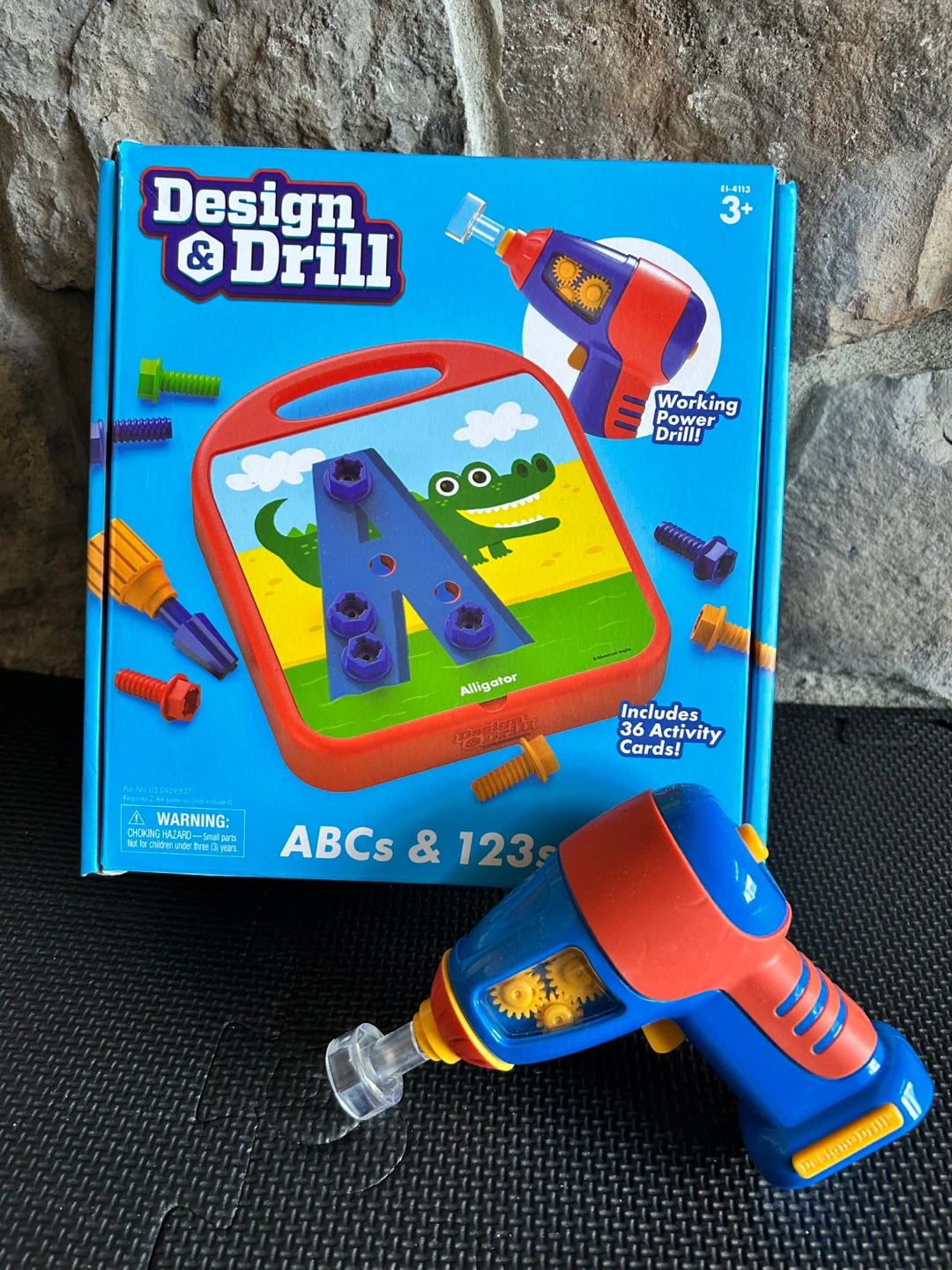 Design & Drill ABCs & 123s Toy Set