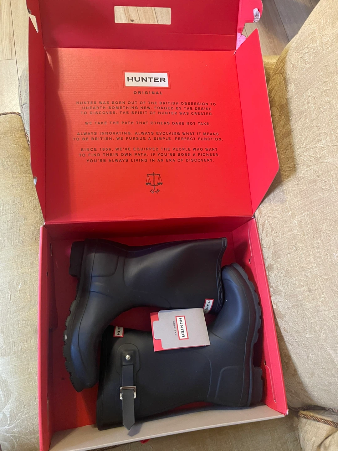 Hunter Women's Original Short Black Boots - photo 2