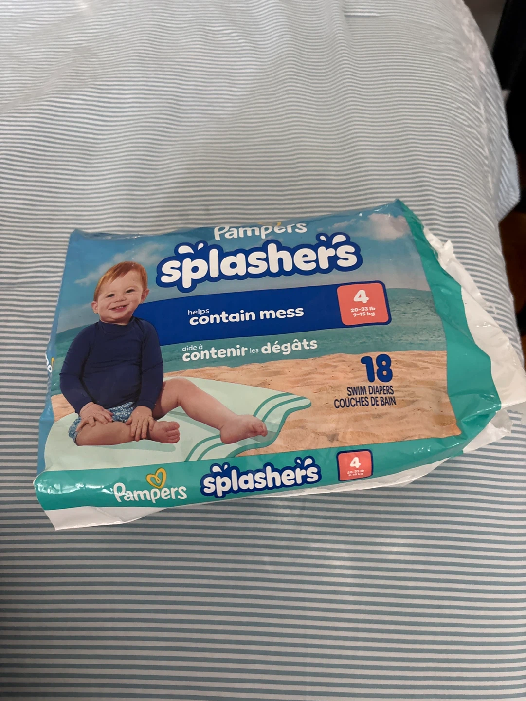 Pampers Splashers Swim Diapers - Size 4 (18 Count)