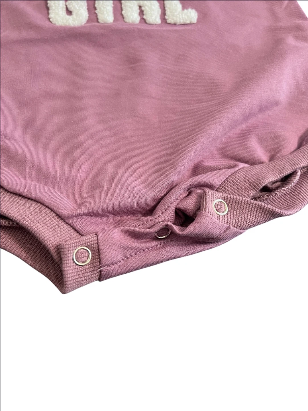 Daddy’s Girl” Romper Sweater – Dusty Mauve Pink – Size 60 (0-3M) - photo 3