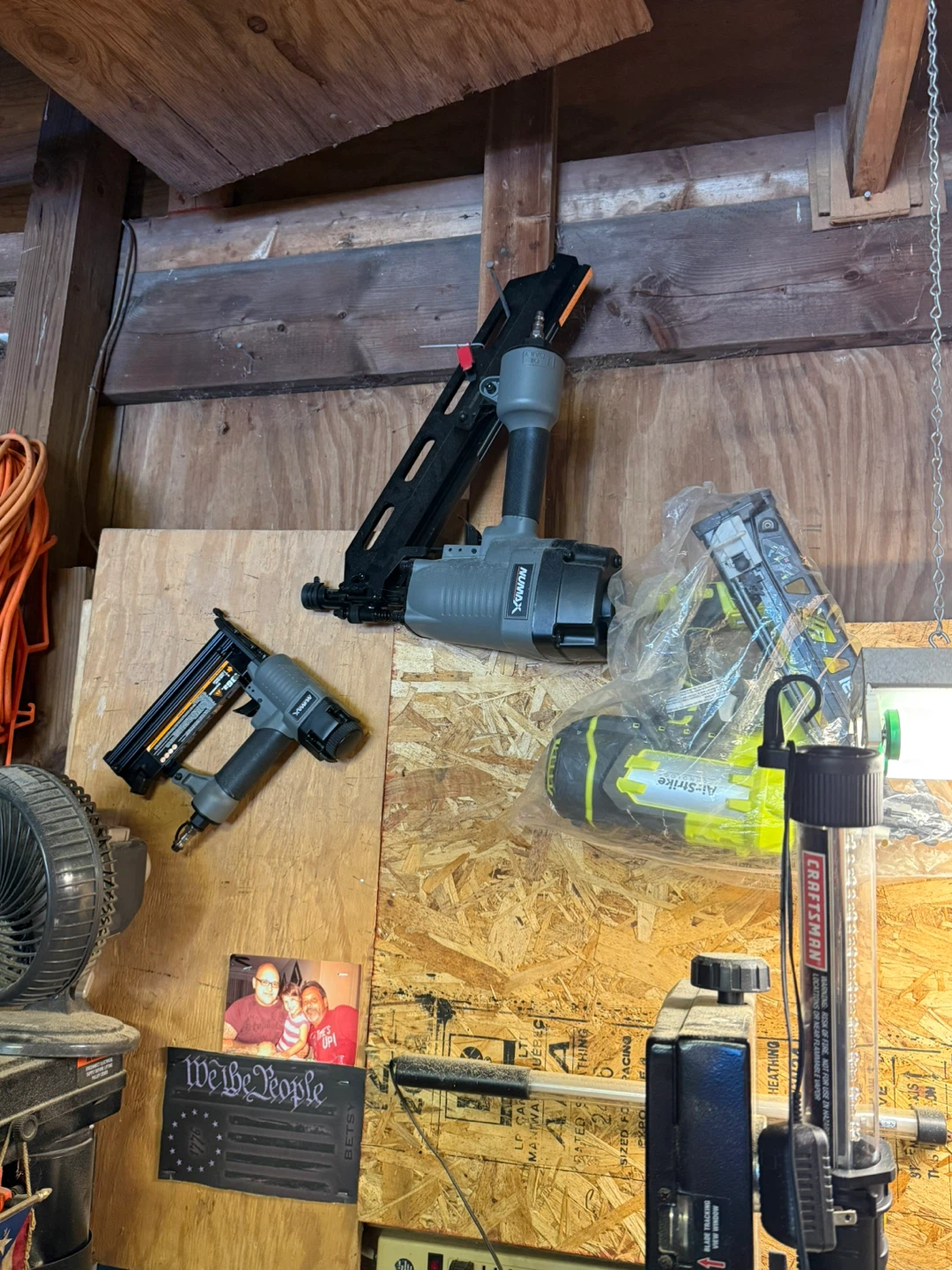 Numax Framing Nailer and Ryobi Air-Strike Nailer