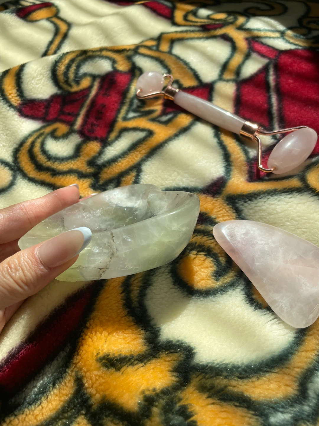 Rose quartz Gua Sha Set - photo 2