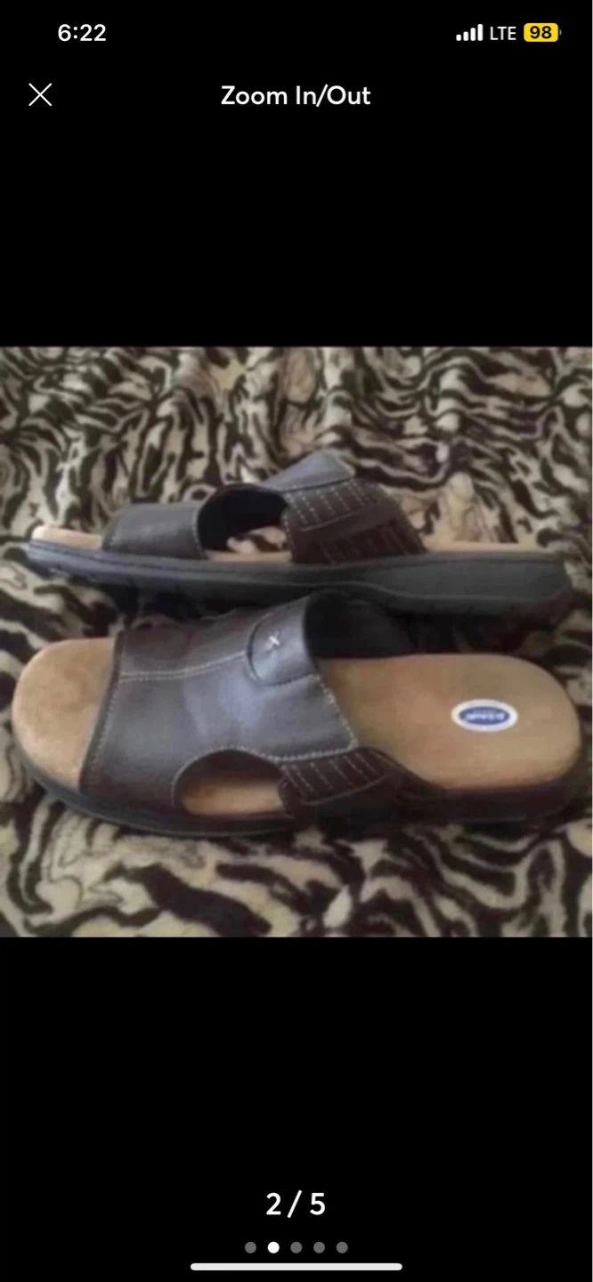 Dr. Scholl's Men's Pete Slide Sandals Brown Size 11.5 - photo 2